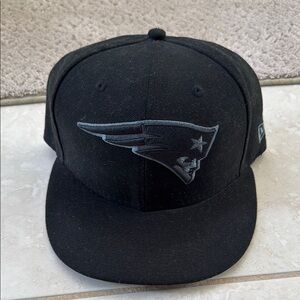 New Era Black Cap with Logo